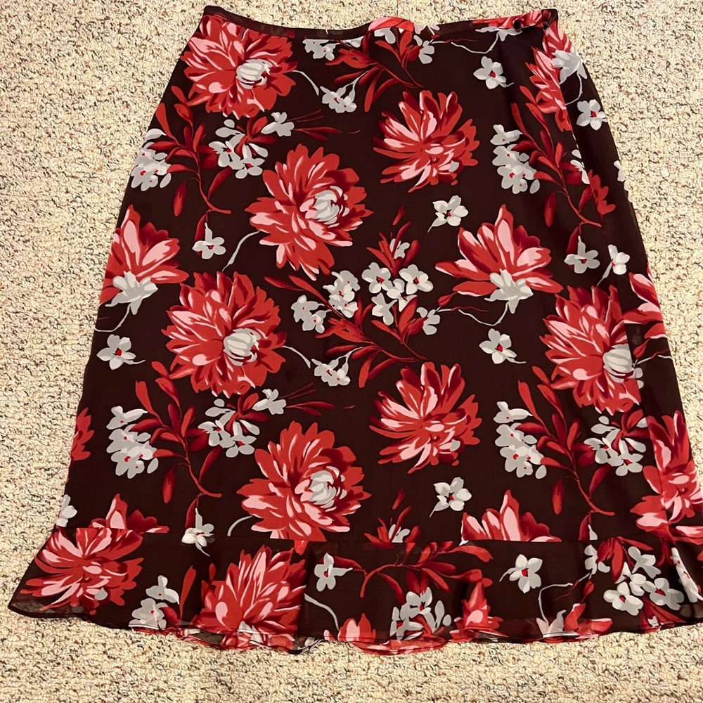 Women's Ann Taylor Silk Skirt Size 6